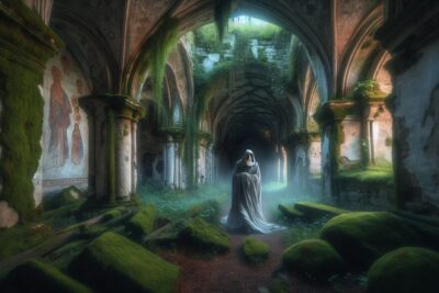 el monje errante espiritu de un monje medieval en monasterios abandonados terror miedo terrorux