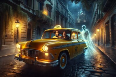 el pasajero fantasma aparicion que sube a los taxis y desaparece antes de llegar al destino terror miedo terrorux